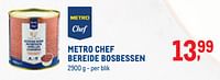 Metro chef bereide bosbessen-Huismerk - Metro