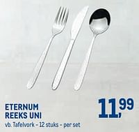 Eternum reeks uni tafelvork-Eternum