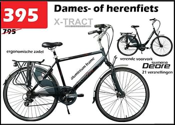Promoties Dames- of herenfiets - X-tract - Geldig van 29/09/2022 tot 23/10/2022 bij Itek