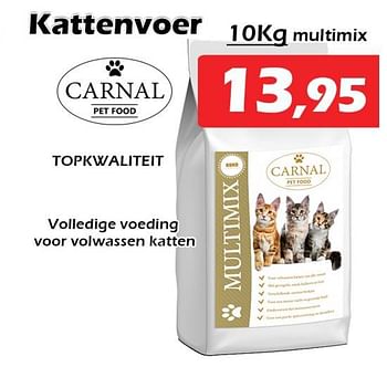 Promoties Kattenvoer - Carnal - Geldig van 29/09/2022 tot 23/10/2022 bij Itek