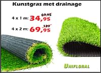Kunstgras met drainage-Unifloral 