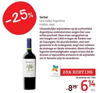 Serbal uco valley argentinië malbec rood-Rode wijnen