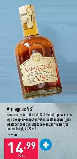 Promoties Armagnac vs - La Tour Carree - Geldig van 12/10/2022 tot 21/10/2022 bij Aldi