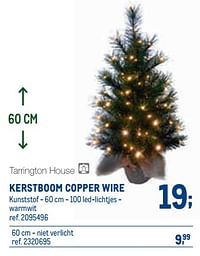 Kerstboom copper wire-Tarrington House