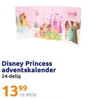 Promoties Disney princess adventskalender - Disney - Geldig van 05/10/2022 tot 11/10/2022 bij Action