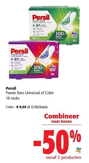 Promoties Persil power bars color - Persil - Geldig van 05/10/2022 tot 18/10/2022 bij Colruyt
