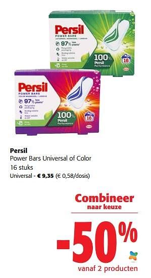 Promoties Persil power bars universal - Persil - Geldig van 05/10/2022 tot 18/10/2022 bij Colruyt