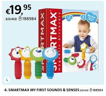 Promoties Smartmax my first sounds + senses - Smartmax - Geldig van 20/10/2022 tot 06/12/2022 bij Dreamland