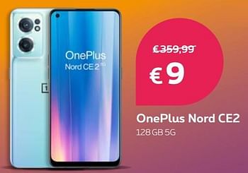 Promotions Oneplus nord ce2 128gb 5g - OnePlus - Valide de 03/10/2022 à 19/10/2022 chez Proximus