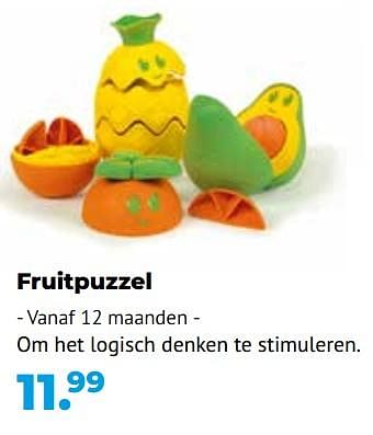 Promoties Fruitpuzzel - Clementoni - Geldig van 10/10/2022 tot 06/12/2022 bij Multi Bazar