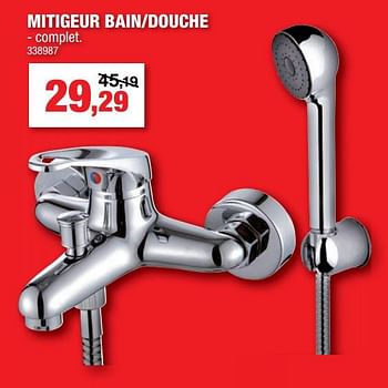 Promotions Mitigeur bain-douche - AquaTrends - Valide de 12/10/2022 à 16/10/2022 chez Hubo