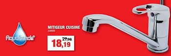 Promotions Mitigeur cuisine - AquaTrends - Valide de 12/10/2022 à 16/10/2022 chez Hubo