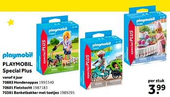 Promoties Playmobil special plus 70883 hondenoppas - Playmobil - Geldig van 01/10/2022 tot 05/12/2022 bij Intertoys