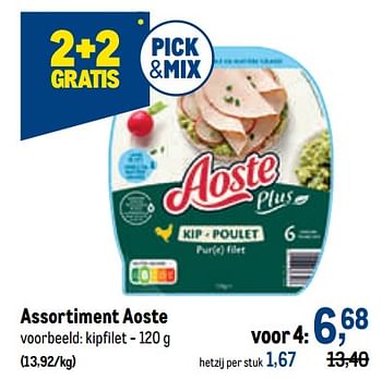 Promoties Aoste kipfilet - Aoste - Geldig van 19/10/2022 tot 01/11/2022 bij Makro