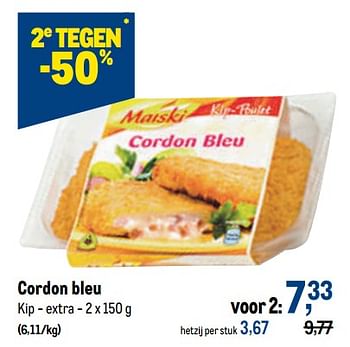Promoties Cordon bleu - Maiski - Geldig van 19/10/2022 tot 01/11/2022 bij Makro