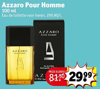 Promoties Azzaro pour homme edt - Azzaro - Geldig van 11/10/2022 tot 23/11/2022 bij Kruidvat