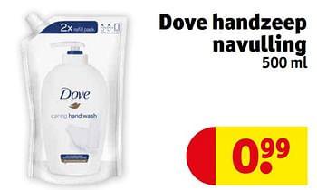 Promoties Dove handzeep navulling - Dove - Geldig van 11/10/2022 tot 23/11/2022 bij Kruidvat