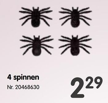 Promoties 4 spinnen - Huismerk - Fun - Geldig van 05/10/2022 tot 08/11/2022 bij Fun