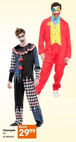 Promoties Clownspak - Huismerk - Fun - Geldig van 05/10/2022 tot 08/11/2022 bij Fun