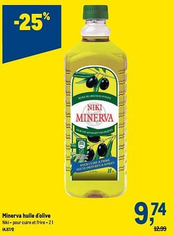 Promotions Minerva huile d`olive - Minerva - Valide de 19/10/2022 à 01/11/2022 chez Makro