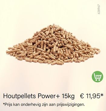 Promoties Houtpellets power+ - Huismerk - Multi Bazar - Geldig van 11/10/2022 tot 31/12/2022 bij Multi Bazar