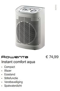 Rowenta instant comfort aqua-Rowenta