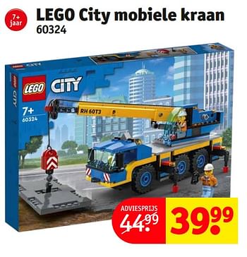 Promoties Lego city mobiele kraan 60324 - Lego - Geldig van 10/10/2022 tot 16/10/2022 bij Kruidvat