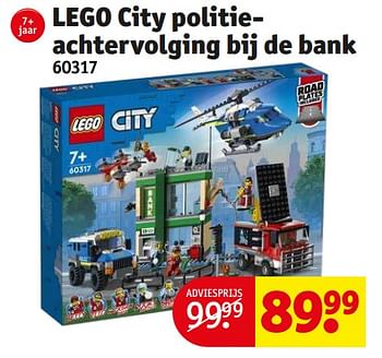 Promoties Lego city politieachtervolging bij de bank 60317 - Lego - Geldig van 10/10/2022 tot 16/10/2022 bij Kruidvat