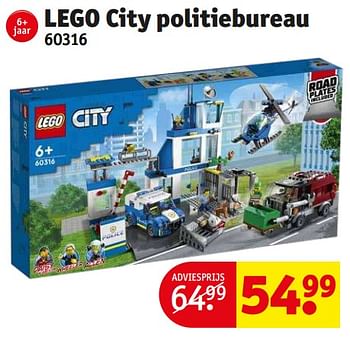 Promoties Lego city politiebureau 60316 - Lego - Geldig van 10/10/2022 tot 16/10/2022 bij Kruidvat