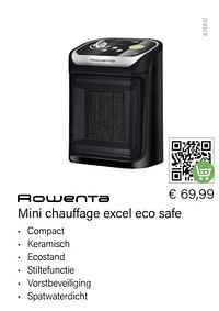 Rowenta mini chauffage excel eco safe-Rowenta