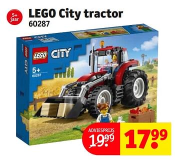 Promoties Lego city tractor 60287 - Lego - Geldig van 10/10/2022 tot 16/10/2022 bij Kruidvat