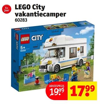 Promoties Lego city vakantiecamper 60283 - Lego - Geldig van 10/10/2022 tot 16/10/2022 bij Kruidvat