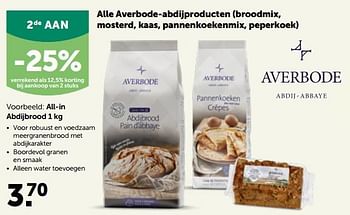 Promoties Averbode all-in abdijbrood - Averbode - Geldig van 17/10/2022 tot 29/10/2022 bij Aveve