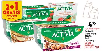 Promoties Activia vezels danone - Danone - Geldig van 12/10/2022 tot 18/10/2022 bij Match