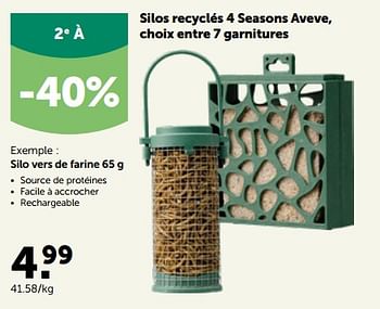 Promotions 4 seasons aveve silo vers de farine - Produit maison - Aveve - Valide de 17/10/2022 à 29/10/2022 chez Aveve