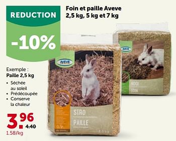 Promotions Aveve paille - Produit maison - Aveve - Valide de 17/10/2022 à 29/10/2022 chez Aveve