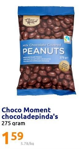 Promoties Choco moment chocoladepinda`s - Choco Moment - Geldig van 12/10/2022 tot 18/10/2022 bij Action