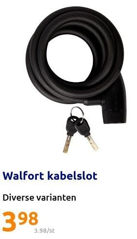 Promoties Walfort kabelslot - Walfort - Geldig van 12/10/2022 tot 18/10/2022 bij Action