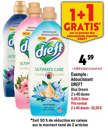 Promotions Adoucissant dreft - Dreft - Valide de 12/10/2022 à 18/10/2022 chez Match