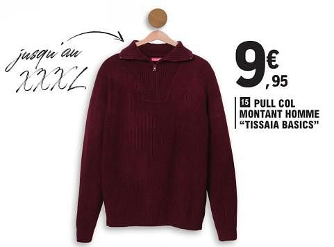 Pull best sale homme leclerc