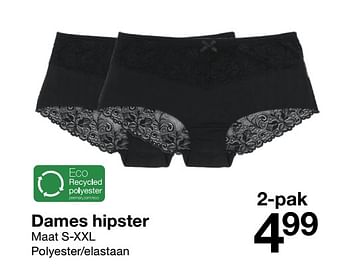 Promoties Dames hipster - Huismerk - Zeeman  - Geldig van 15/10/2022 tot 21/10/2022 bij Zeeman