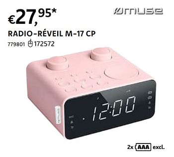 Promotions Muse radio-réveil m-17 cp - Muse - Valide de 20/10/2022 à 06/12/2022 chez Dreamland