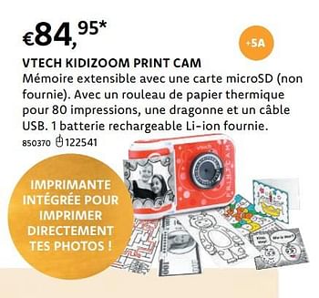Promotions Vtech kidizoom print cam - Vtech - Valide de 20/10/2022 à 06/12/2022 chez Dreamland