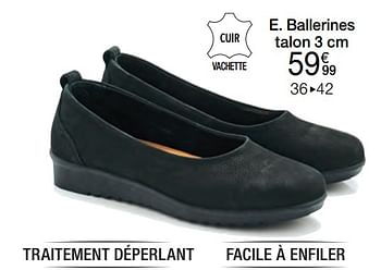 Promotions Ballerines - Produit Maison - Damart - Valide de 01/10/2022 à 15/12/2022 chez Damart