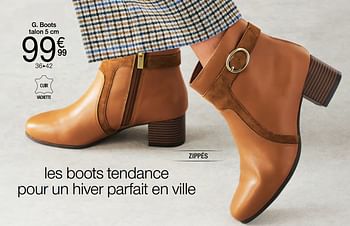 Promotions Boots - Produit Maison - Damart - Valide de 01/10/2022 à 15/12/2022 chez Damart