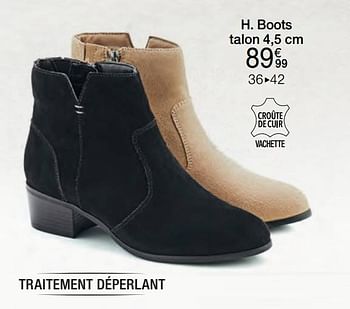 Promotions Boots - Produit Maison - Damart - Valide de 01/10/2022 à 15/12/2022 chez Damart