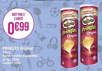 Promotions Pringles original - Pringles - Valide de 17/10/2022 à 30/10/2022 chez Géant Casino