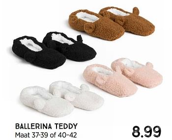 Promoties Ballerina teddy - Huismerk - Xenos - Geldig van 17/10/2022 tot 30/10/2022 bij Xenos