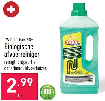 Promoties Biologische afvoerreiniger - Twido - Geldig van 28/10/2022 tot 04/11/2022 bij Aldi