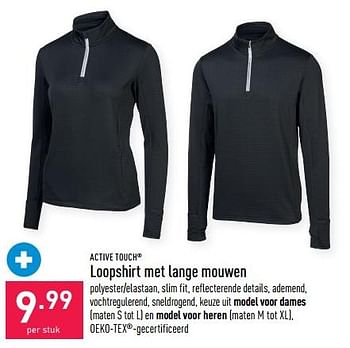 Promoties Loopshirt met lange mouwen - ACTIVE TOUCH - Geldig van 26/10/2022 tot 04/11/2022 bij Aldi